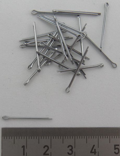 25 splints DIN94, galvanized. 1x16mm