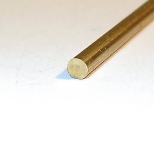 laiton ronde 5,0mm, 1m long, MS usinage Qualité