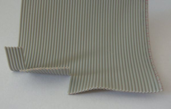 1m câble plat pôle 34 gris, 34x 0,09 qmm RM 1,27mm