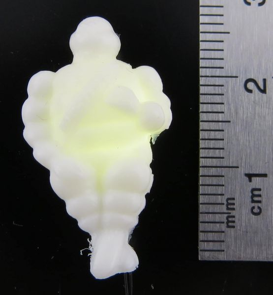 1 males ca.25mm high plastic. Illuminated with LED