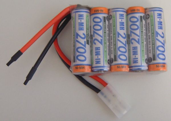 Paquete de baterías de carreras con células Sanyo HR 3U células 12V 10