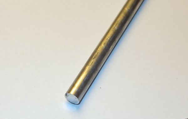 Round aluminium 10 mm, à long 1m