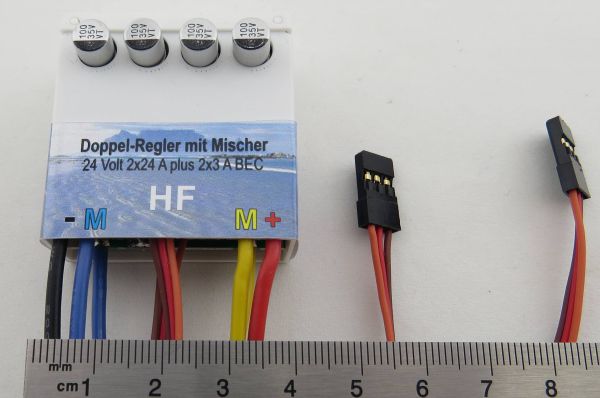 Chain regulators THOR 24M RF 6 to 24V max. 2x24A. 100% vorwärt