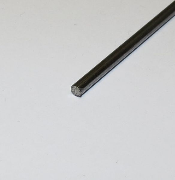 Acero para muelles diam 1,2mm alambre., 1m largo en tan sólo