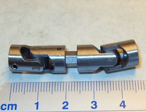 Double universal joint 10mm diameter, total length