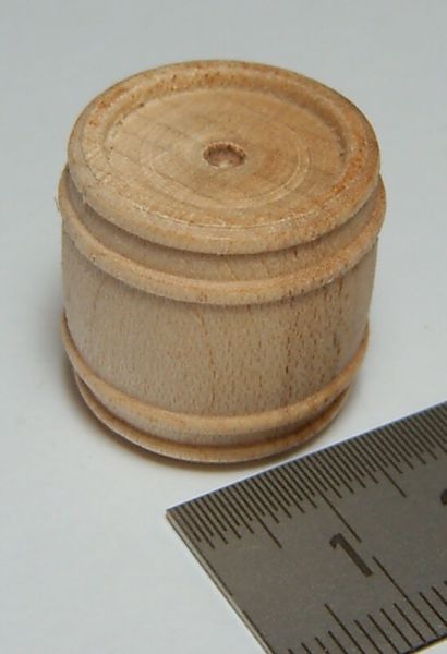 1 madera altura barril 21mm, 4 levantó anillos. 2,2cm diámetro