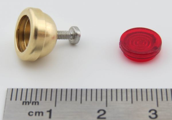 1x lamp housing with Lens, 10mm outer diameter