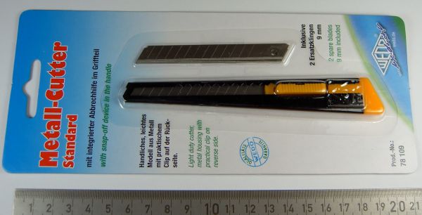 1 Metall-Cutter (Scheidmesser) mit integrierter