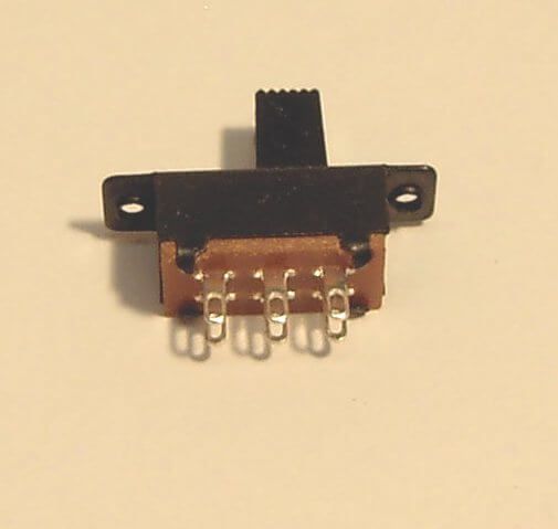 interruptor deslizante 1x 2xUM 23mm x 7mm. 2 SPDT