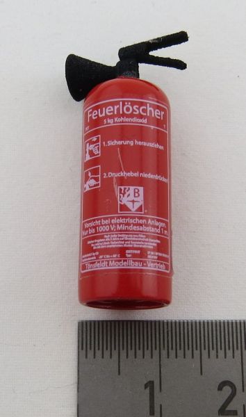 1 ready-made fire extinguisher with a long handle Tamiya size. Total