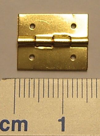 Hinge (brass) 12x15mm 5 piece