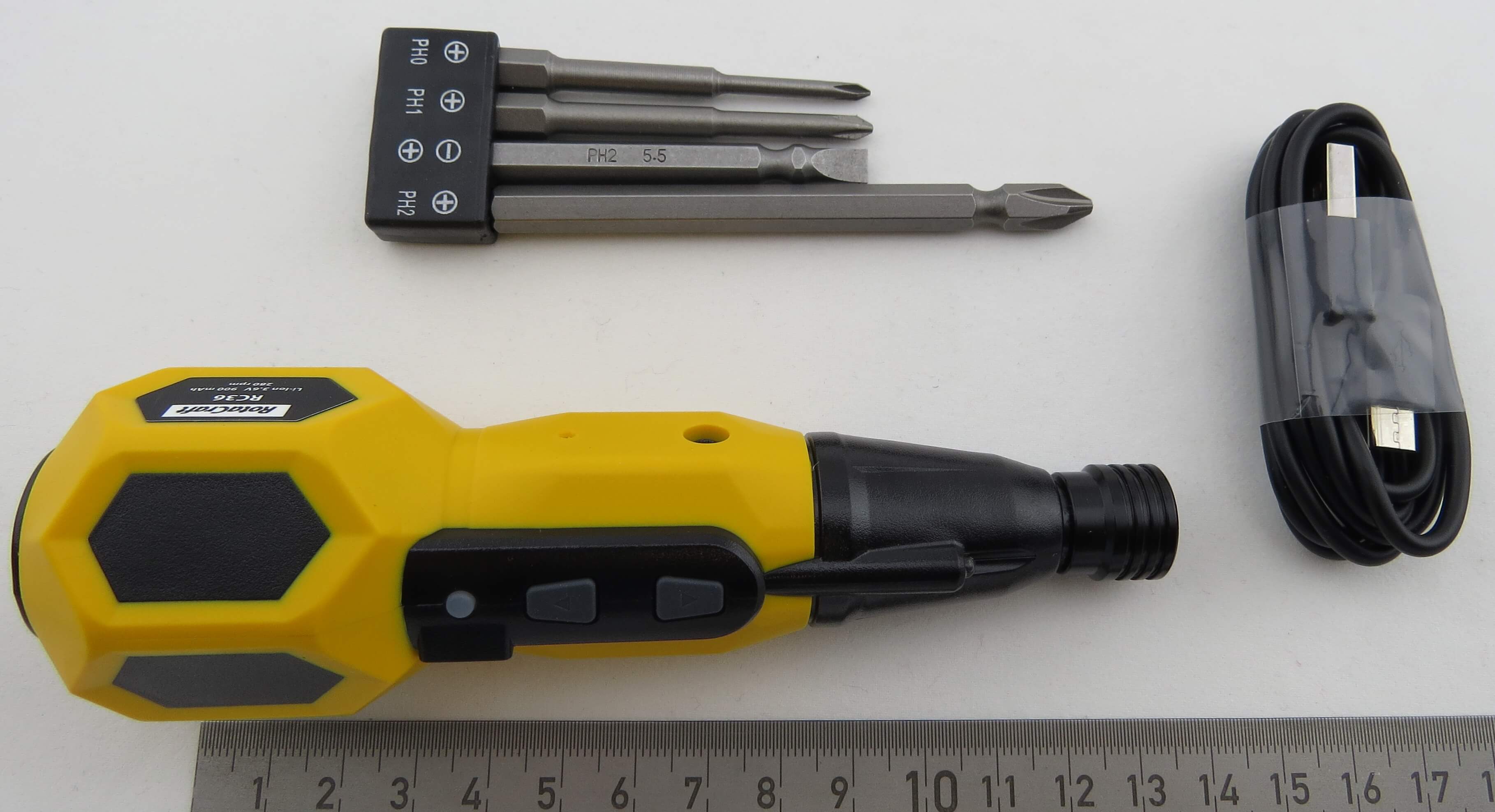 Elektrisk skruetrækker 3,6V USB. Kraftfuld | Slibeværktøj | Fechtner model butik