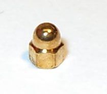 Hutmutter M1,4 brass, SW2,0mm 10 piece