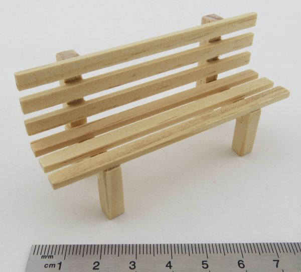 Park Bench brede houten 9 cm, natuurlijk,