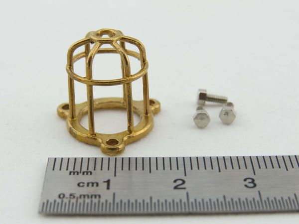 Protective grille for rotating beacon 1 / 16. Brass casting