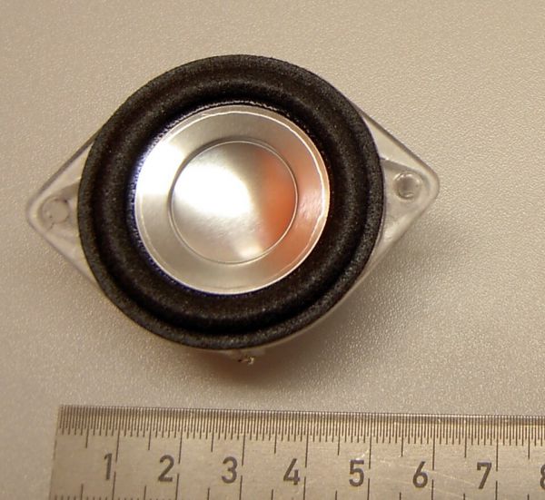 1x Miniatur-Lautsprecher Visaton 4 Ohm für 7,2V-Betrieb