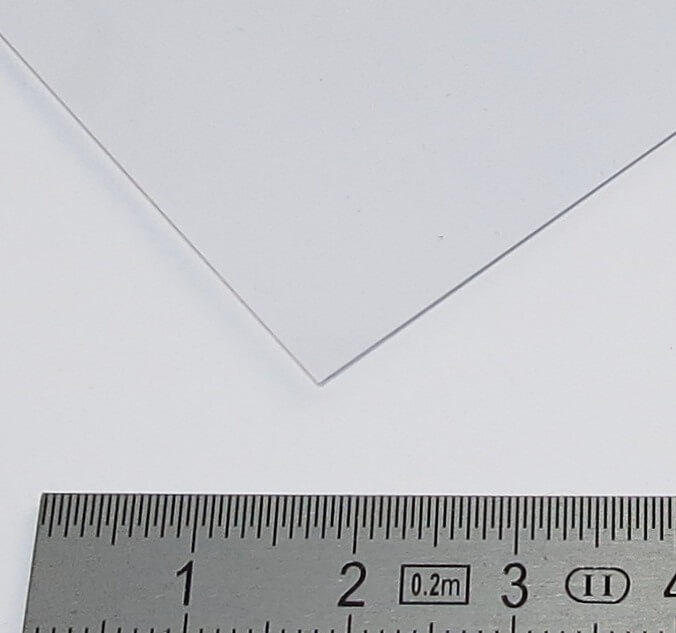 PVC-Platte klar transparent 1,00mm ca. 500 x 400 mm