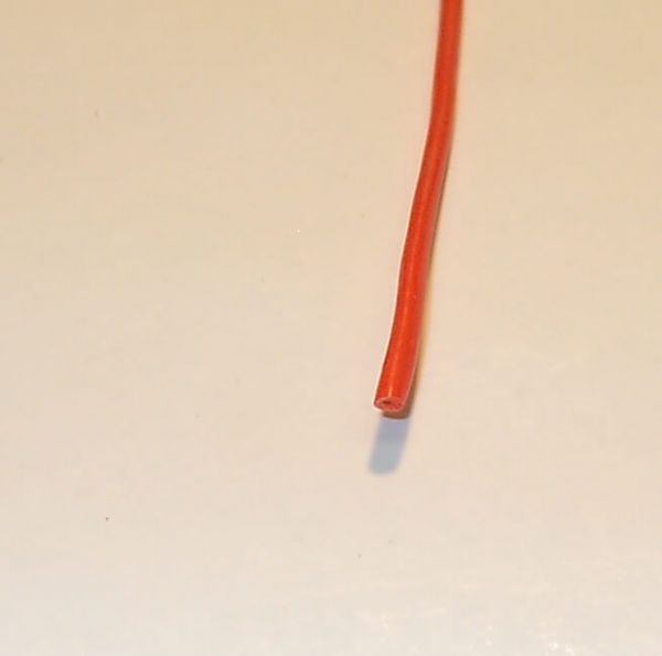 cable de silicona m, 0,75 qmm, rojo, muy flexible. 408 x