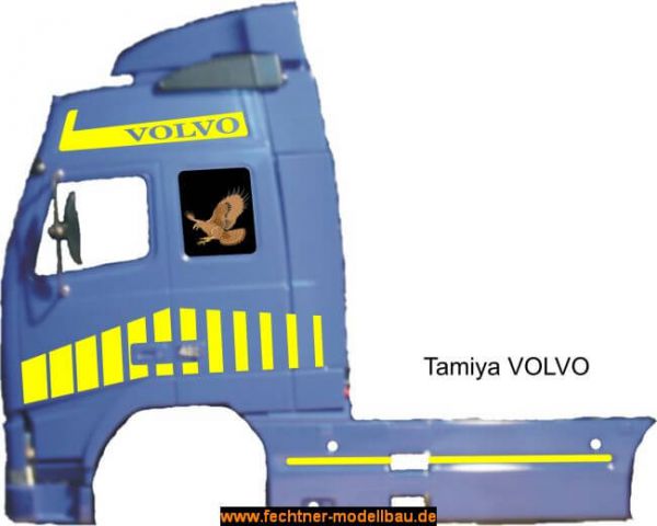 Folie Decor gemaakt van hoge kwaliteit zelfklevende folie, voor Volvo