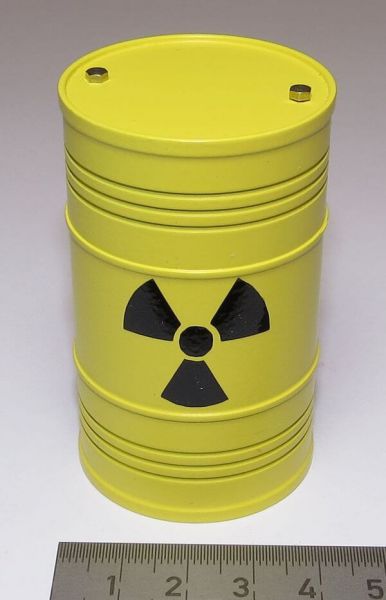 1x atom barrel 200l. Ca. 68mm, diameter 40mm. YELLOW