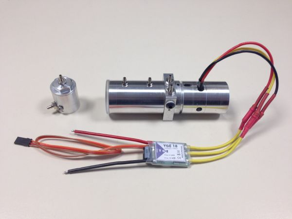 1 pompa hydrauliczna 12 V BL / 380 ml / min. Ustaw na 12 barów