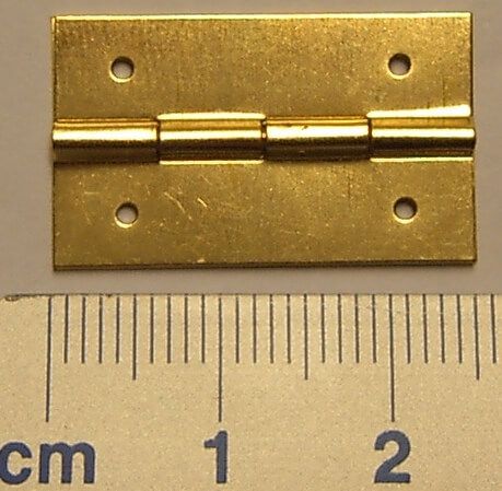 Hinge (brass) 15x25mm 5 piece