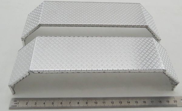1 pair Aluminium spatborden voor 2 as dubbele banden TAM