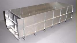 Central High Container kit, aluminum. Kit (unpainted)