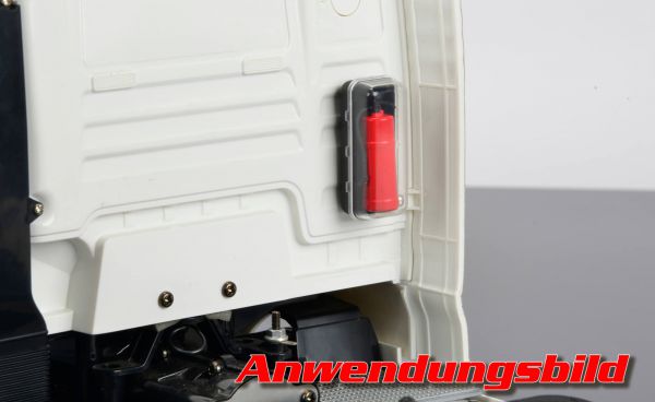 Kit extintor 1x con tapa. Plástico. El juego contiene