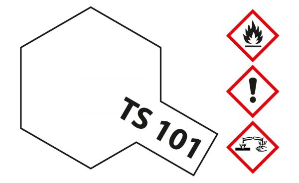 Sprühlack-Dose 100ml, Basis Weiss, Decklack, TS-101