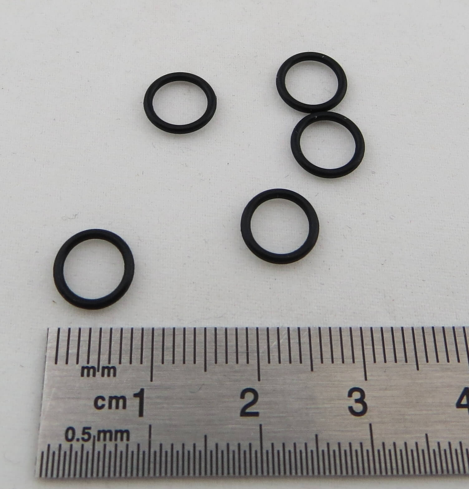 5x precision O-ring 6x1mm NBR70. From nitrile butadiene Kautsc, O-rings, mechanics, material