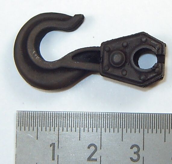1 brass hook total length 36mm with bore (5mm