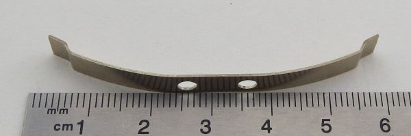1x sprężyna płytkowa dolna NF, mała. Szerokość 6mm, około LAN 56mm