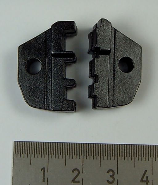 1 insert for crimping pliers for automotive connectors. Of the