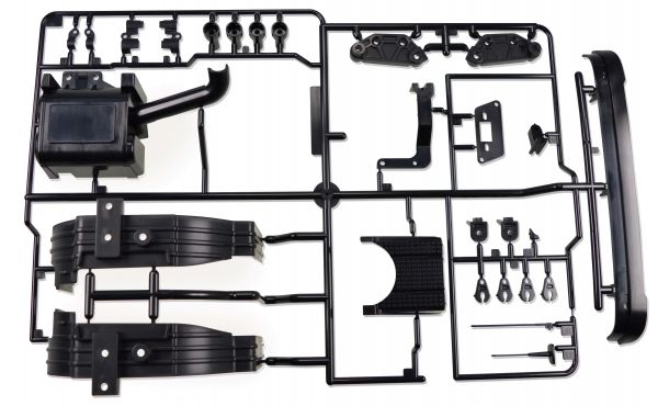 W-parts exhaust for Scania 770 S SLT (56371) from Tamiya