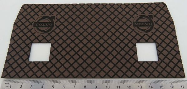 Estante (alfombra ficticia) para FH16 Volvo marrón oscuro
