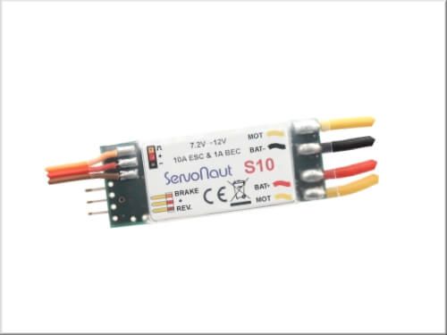 1x Servonaut S10 speed controller for small truck and