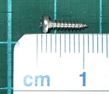Tikken schroef 2,2x9,5mm DIN7981 (479 luid Plan)