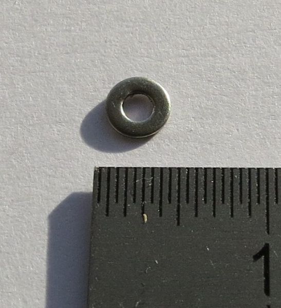 25 ringen voor M1,6 DIN125, Niro, A2 staal