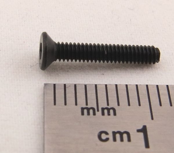 25 countersunk head screws with hexagon socket DIN 7991, steel