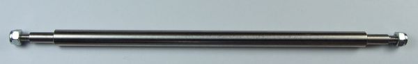1x semi-remorque / essieu de la remorque, en acier inoxydable. longueur 152mm 6mm Vous