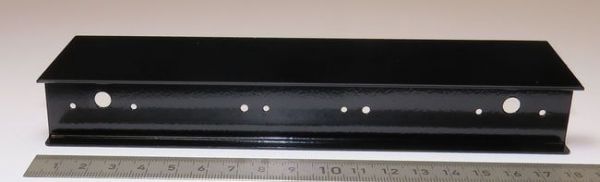 1x rear bumper, sheet steel 0,8mm for 1 sentence