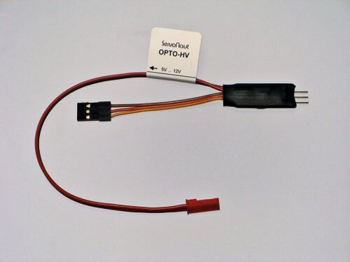OPTO-HV, adapter for high-voltage servos. Enables the
