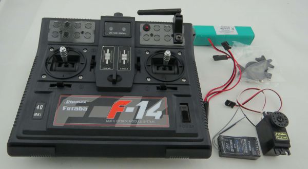 Futaba remote control set F-14, P-CBF14N24G 2,4GHz RC system