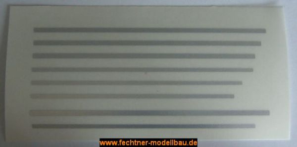Strips of chrome foil for SCANIA Grille,