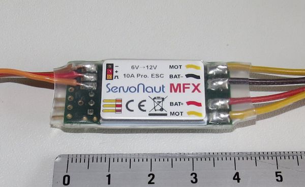 1x Servonaut MFX mini-speed controller for adjusting and