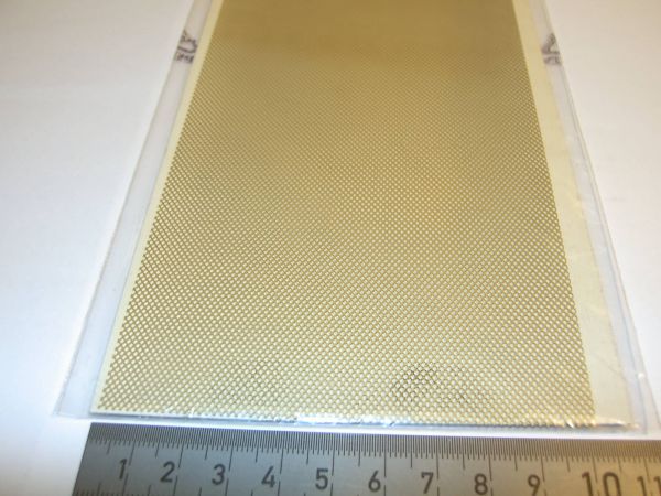 1 Trittblech 100x250mm Messing. (5735/03)
