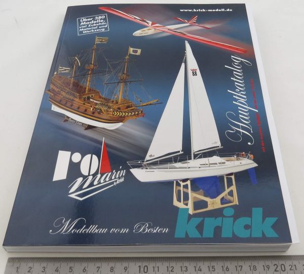 1 modelo de catálogo de construcción, KRICK, impreso en color, edición actual