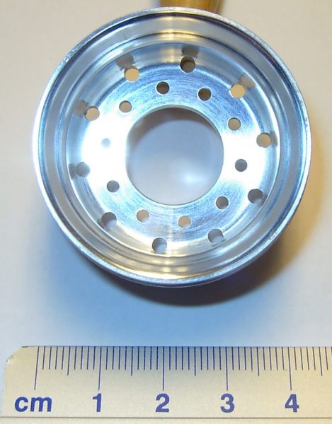 Alcoa eje de la rueda de neumáticos anchos para el frente, aluminio, 10