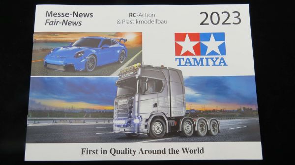Model RC catalogue, TAMIYA, printed in colour, new products